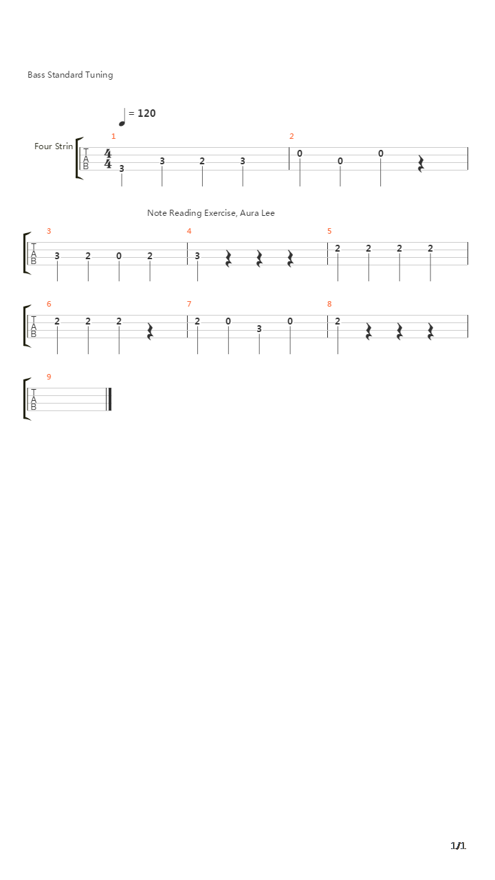 Progressive Bass Guitar Lesson 20a吉他谱