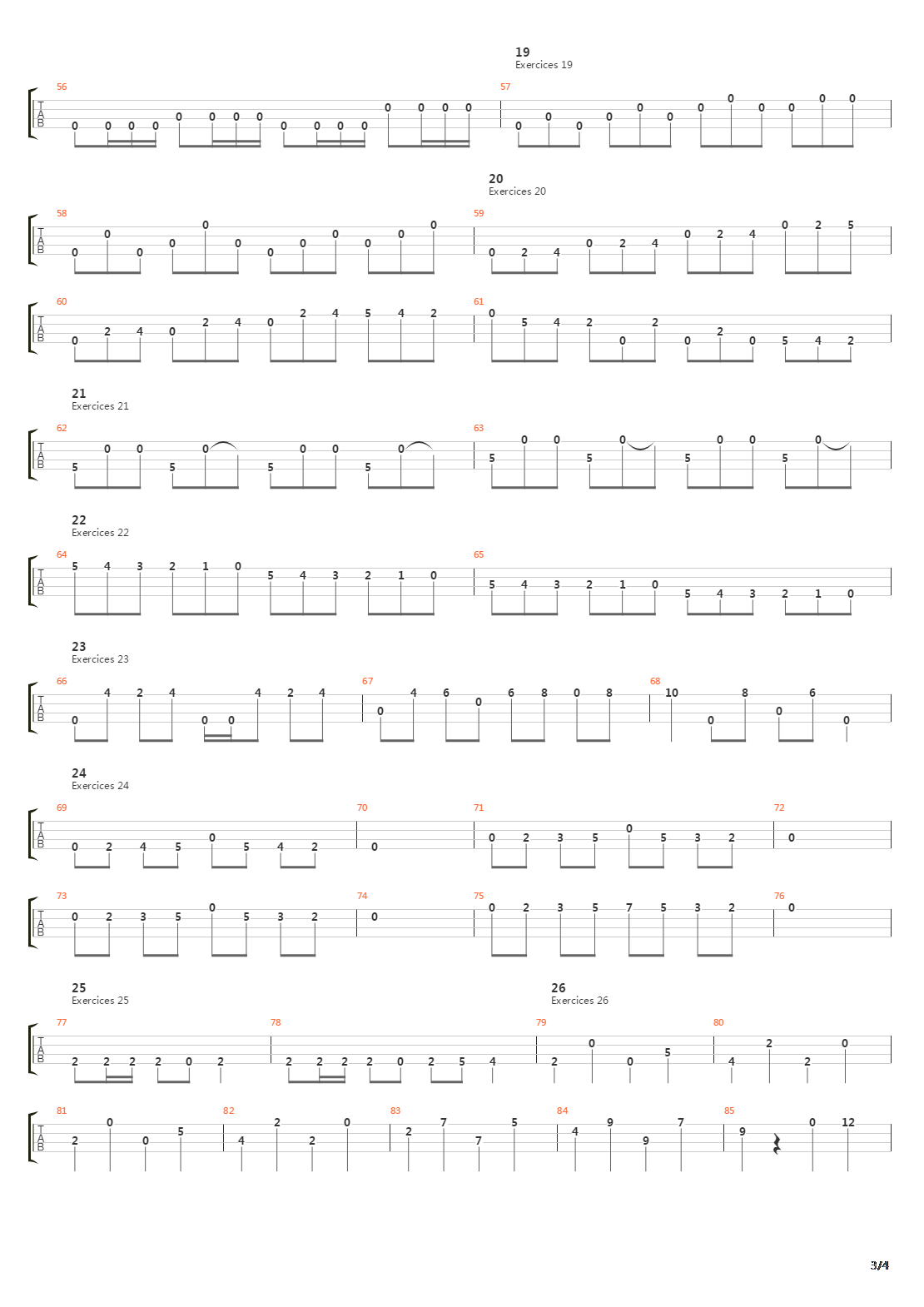 Violin Lesson - 30 Basic Exercices吉他谱