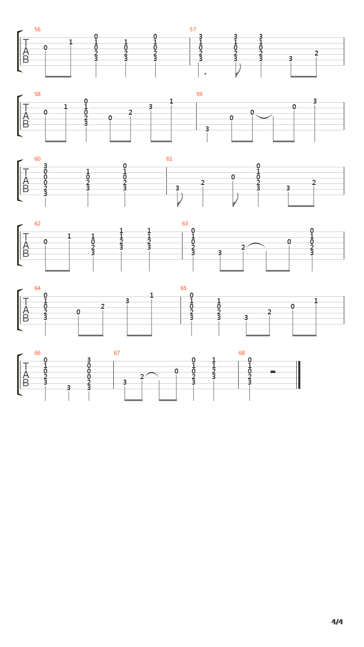 Kum Ba Yah吉他谱
