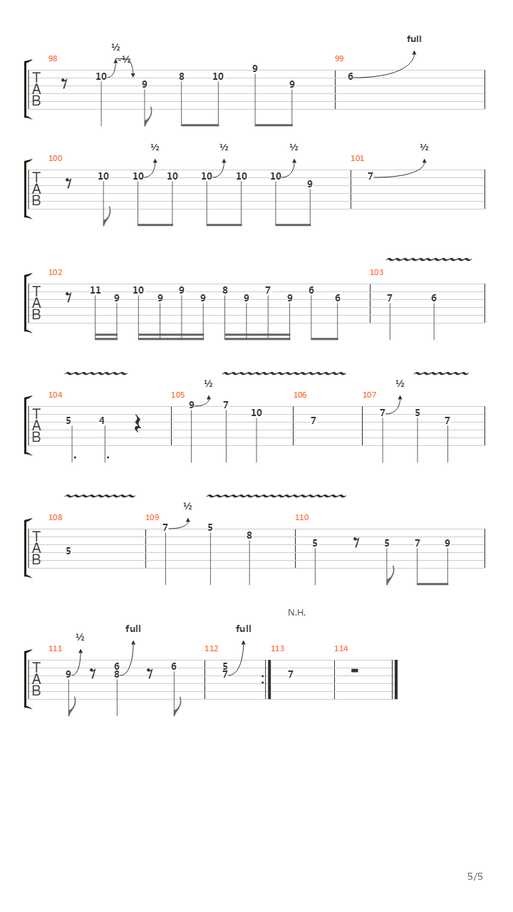 Caravan吉他谱
