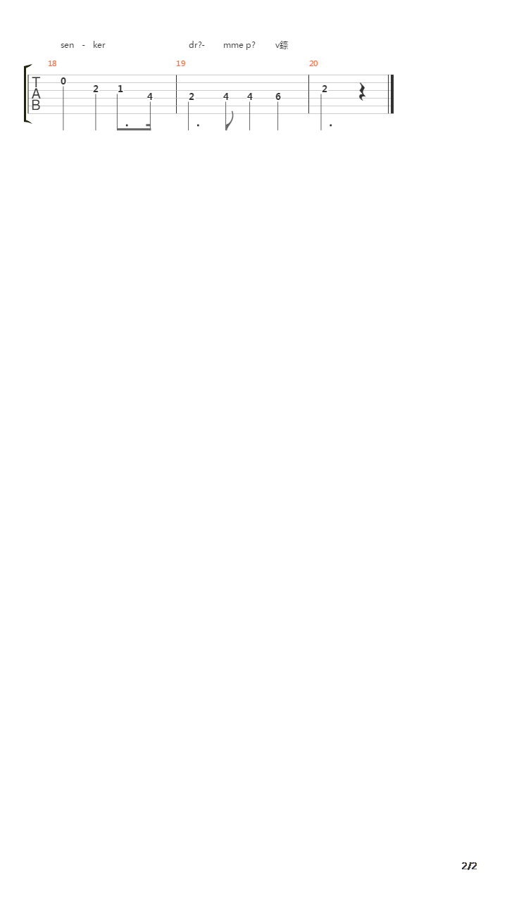 Ja Vi Elsker吉他谱