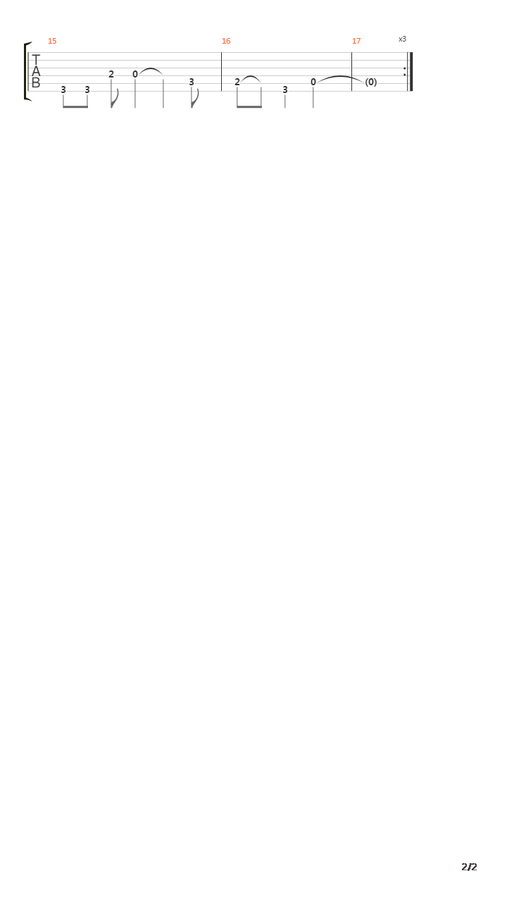 Vieux Pelerin吉他谱