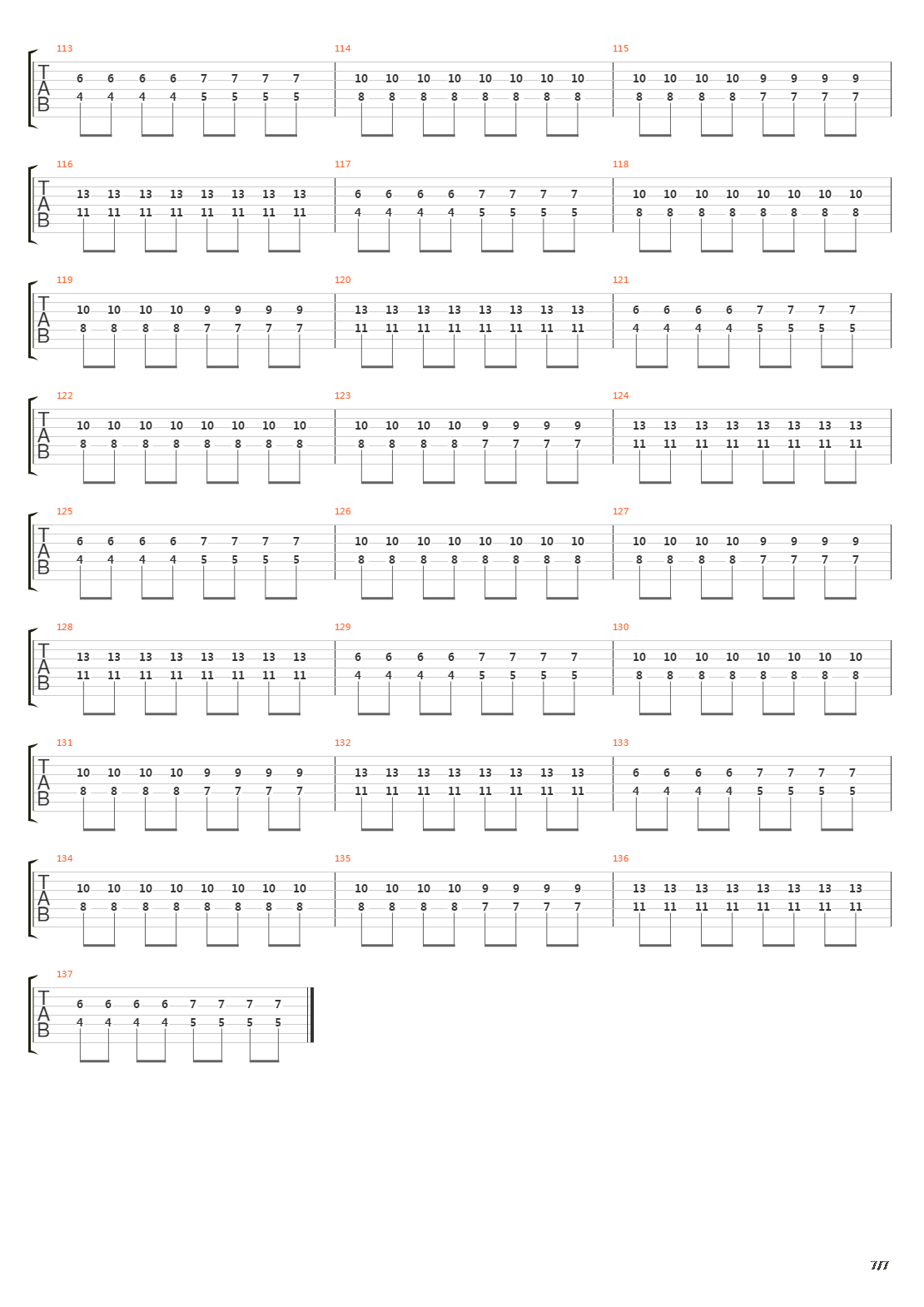 Descent Into Chaos吉他谱
