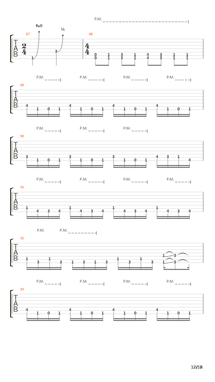 Descent Into Chaos吉他谱