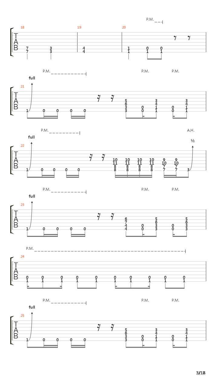 Descent Into Chaos吉他谱