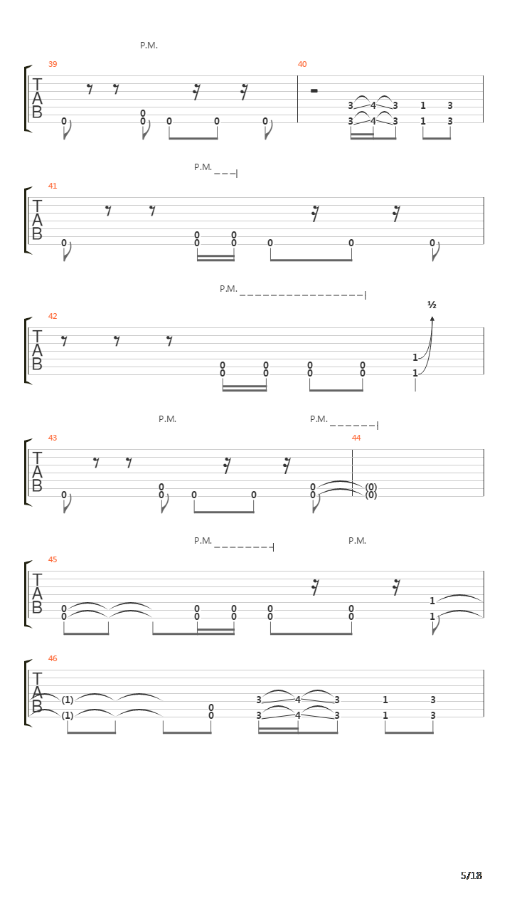 Descent Into Chaos吉他谱