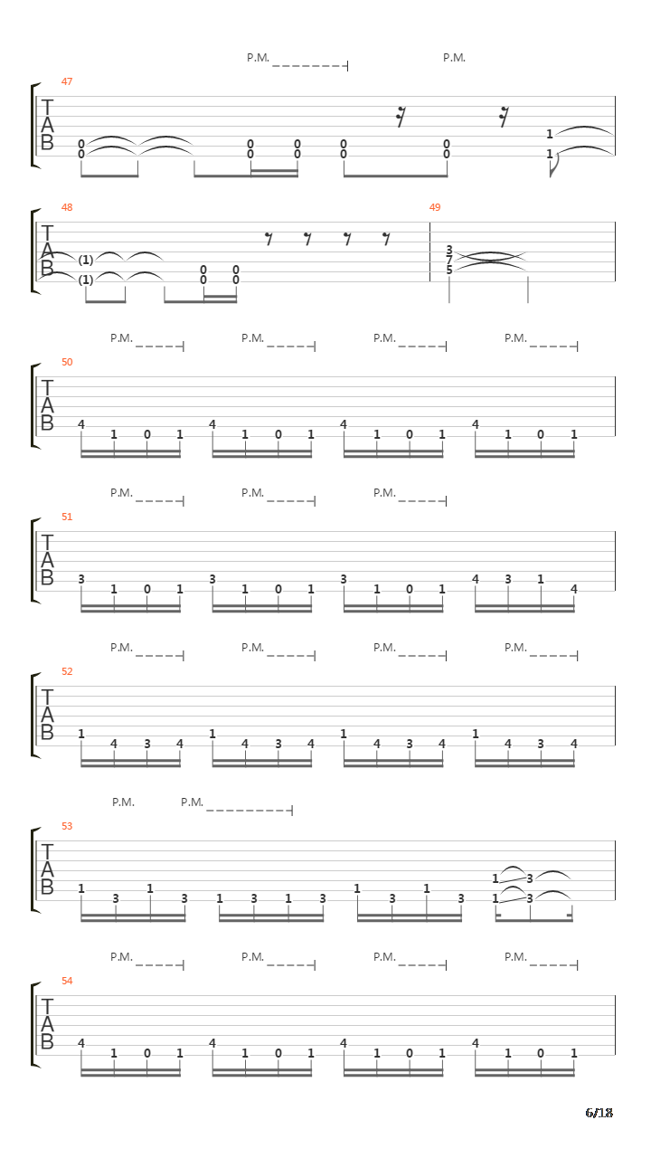 Descent Into Chaos吉他谱