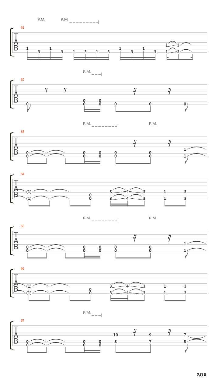 Descent Into Chaos吉他谱
