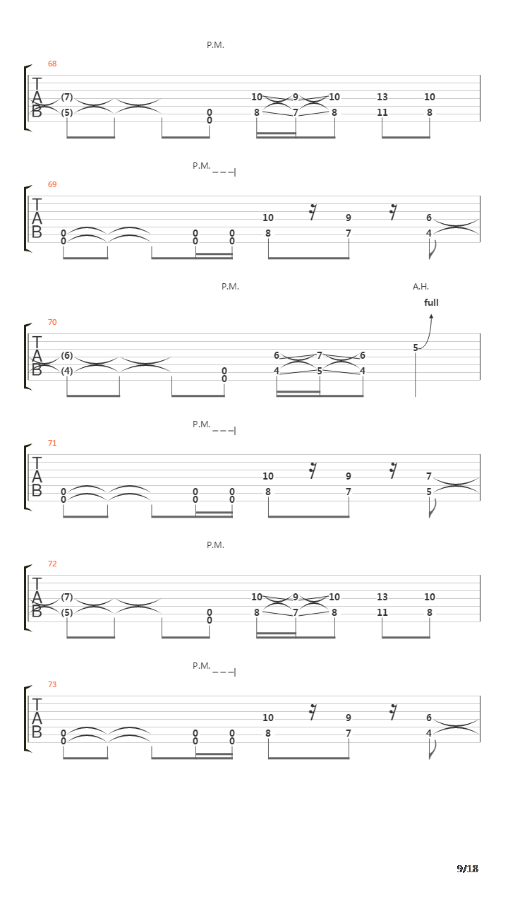 Descent Into Chaos吉他谱