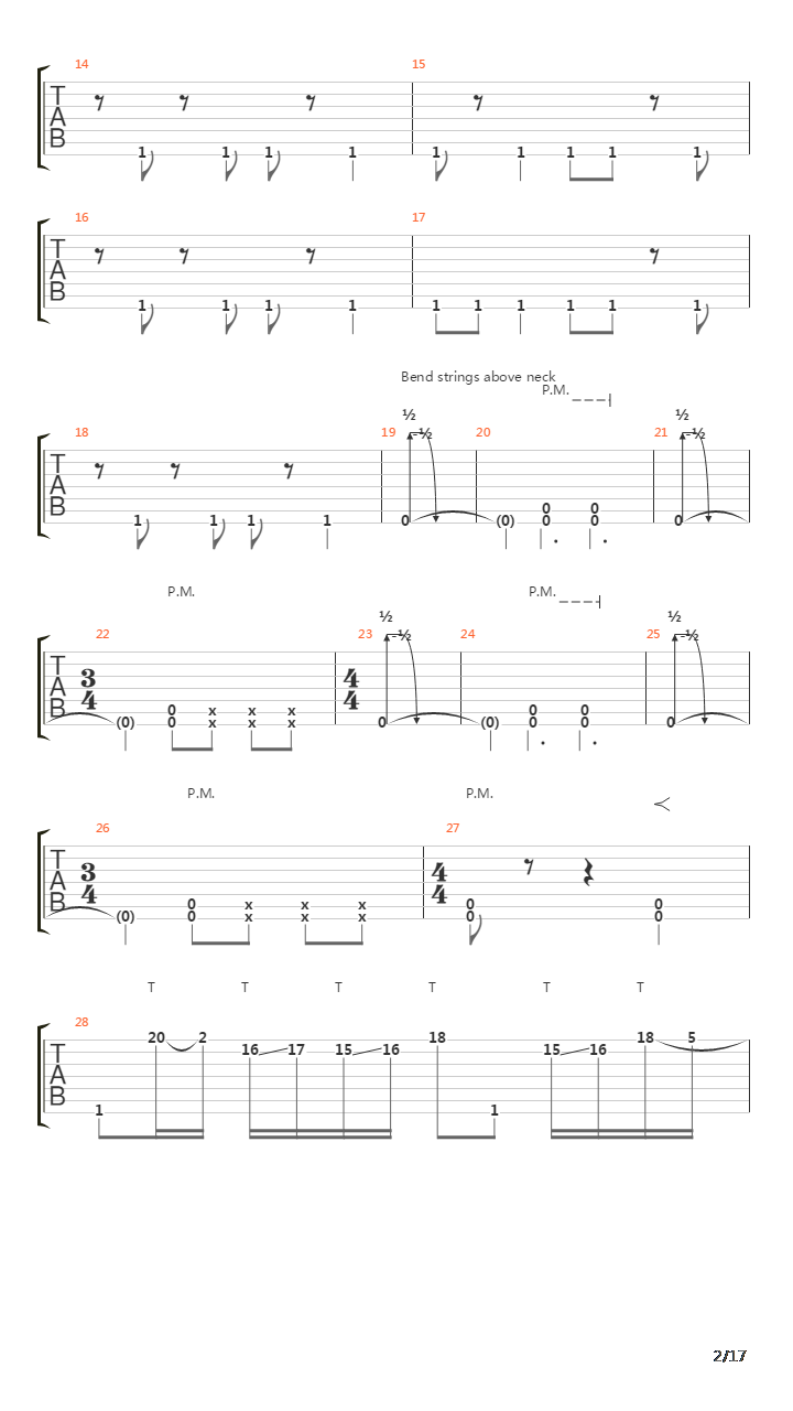 Song 18吉他谱