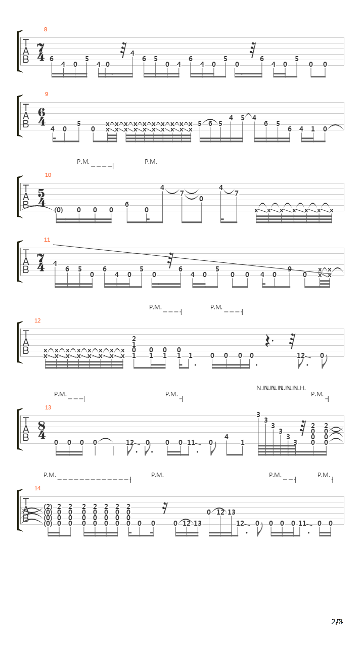 Aporia吉他谱