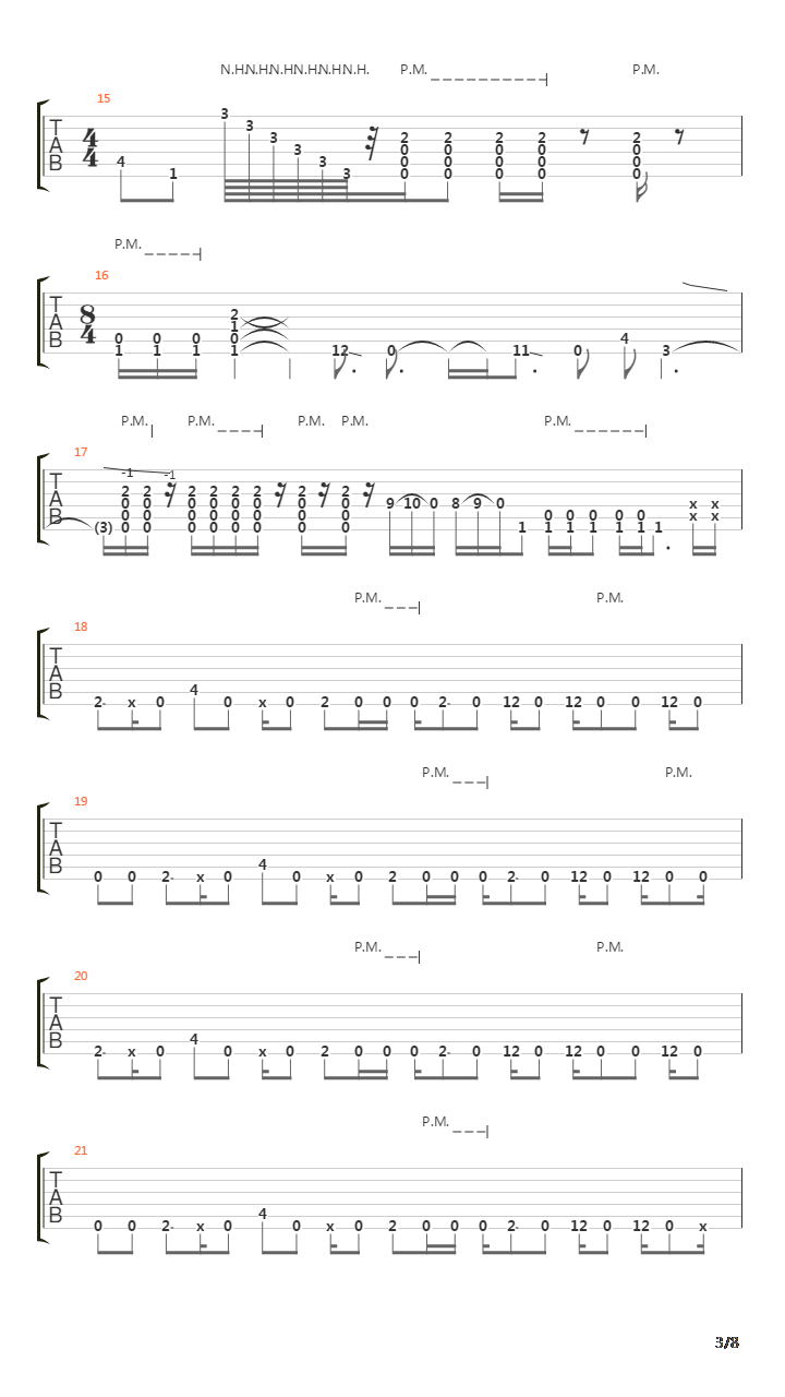Aporia吉他谱