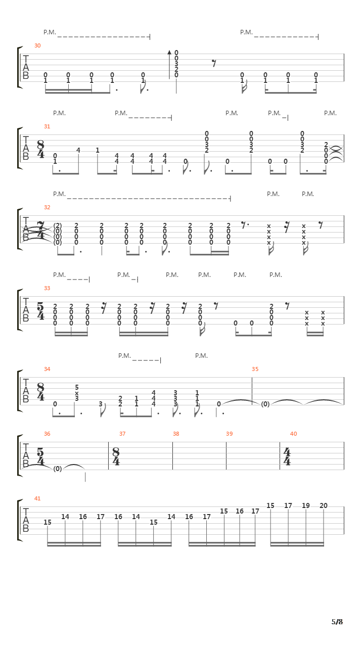 Aporia吉他谱