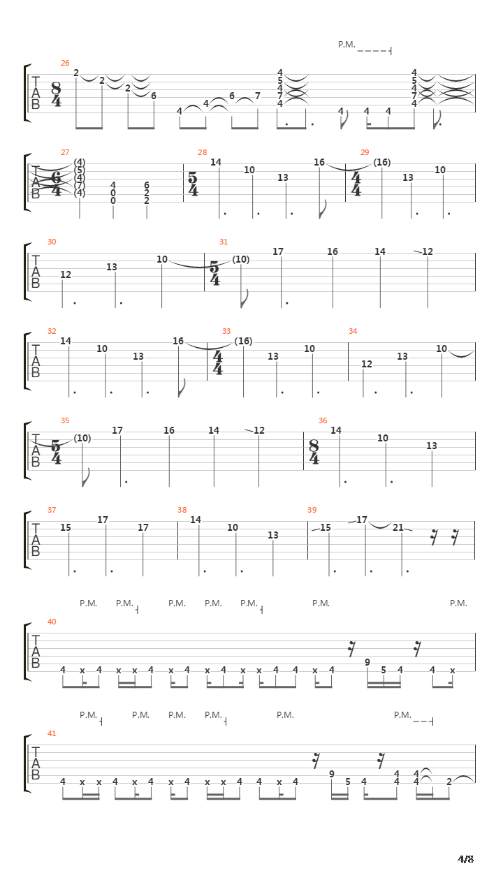 Panacea吉他谱