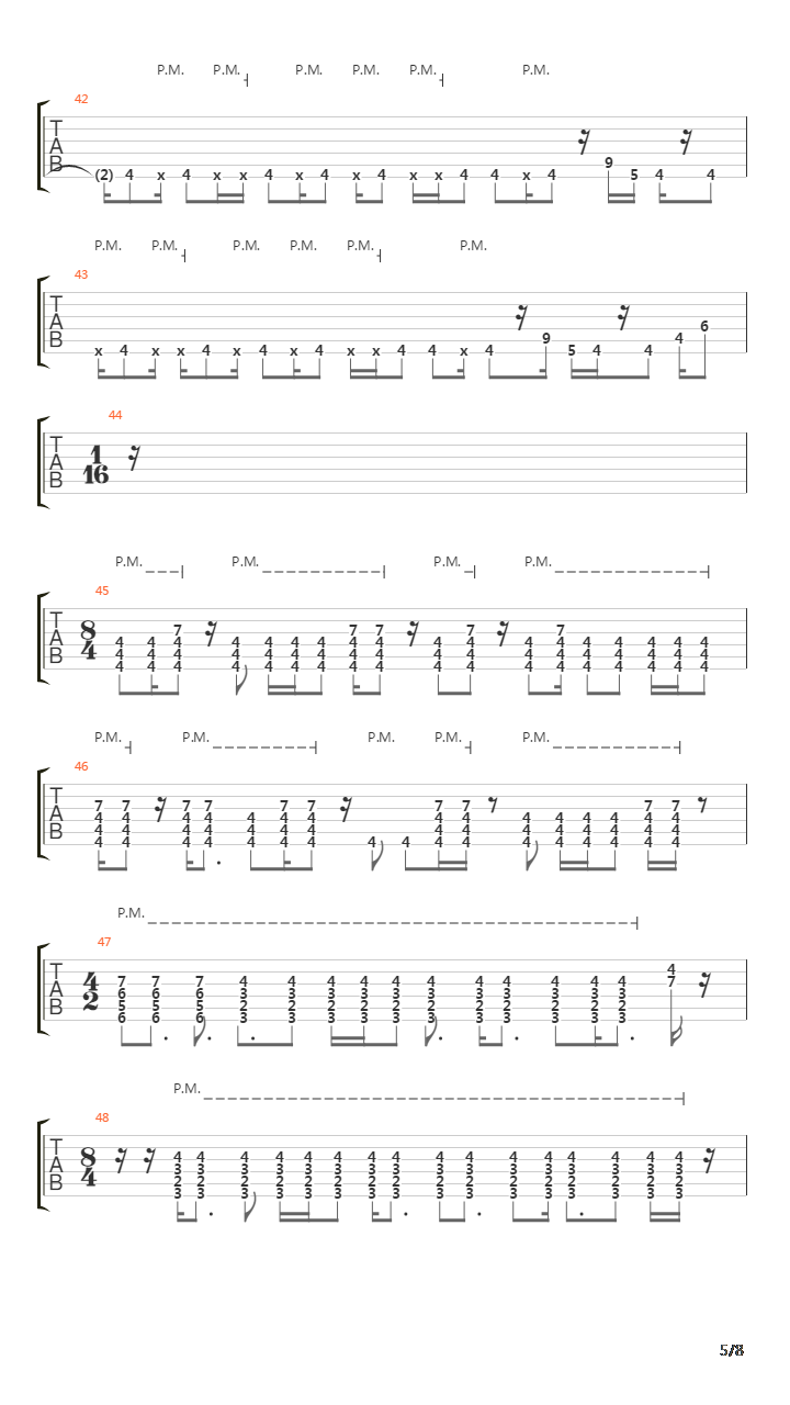 Panacea吉他谱