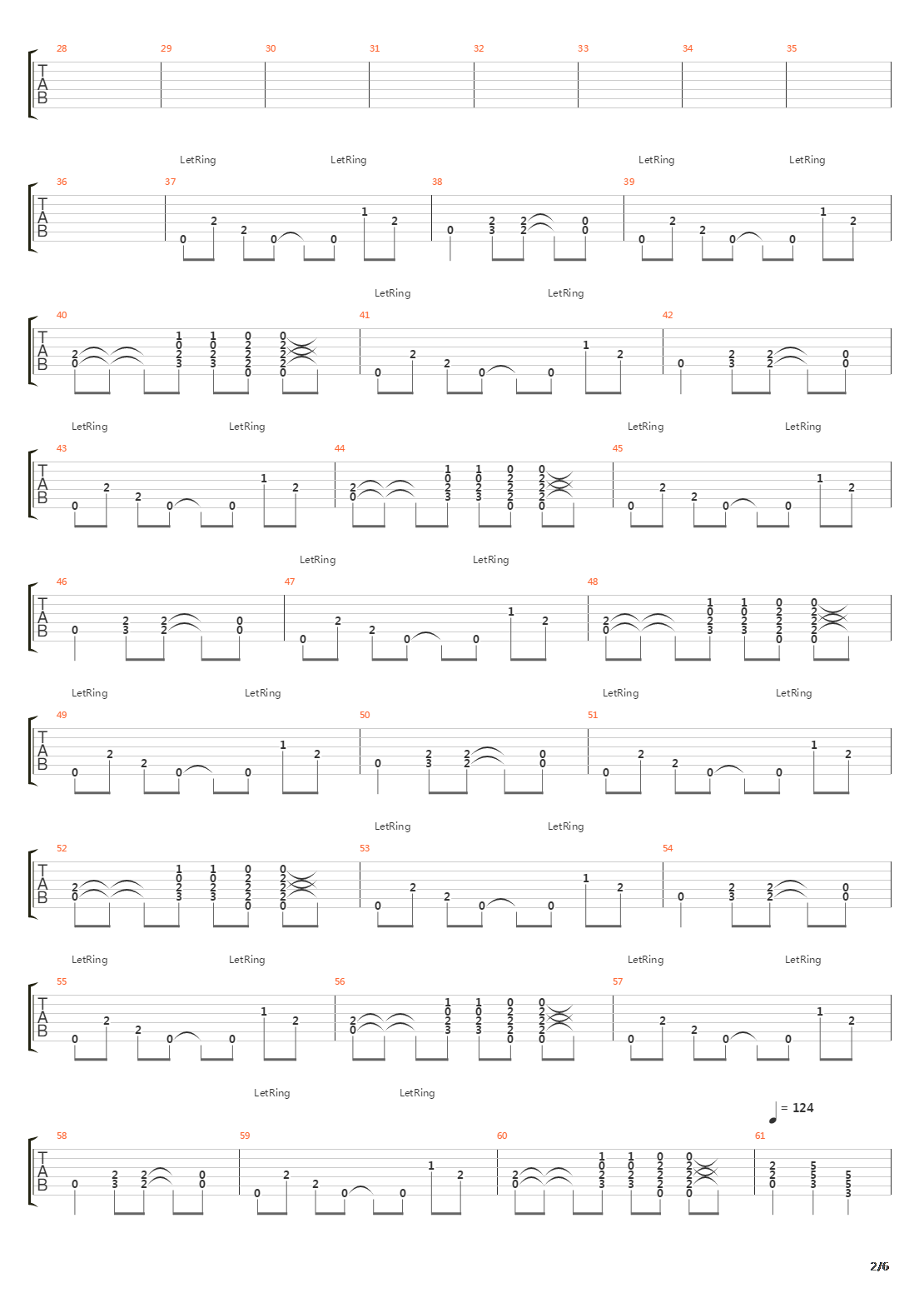 Less Steam吉他谱