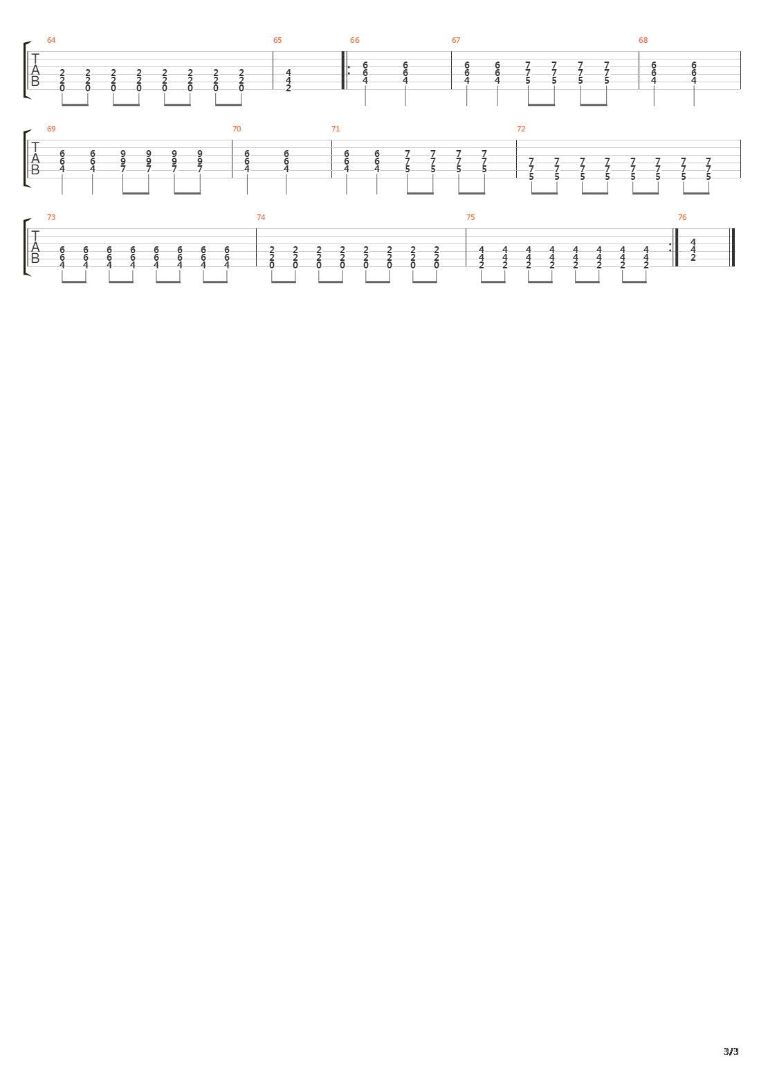 Distance吉他谱