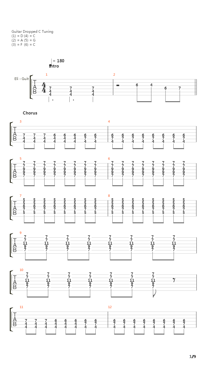Lessons From Liars吉他谱