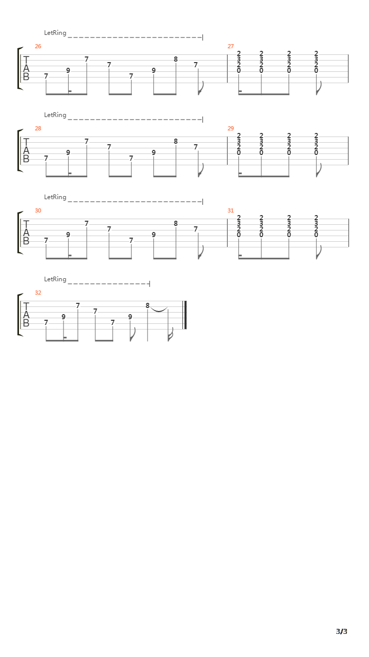 Perfect吉他谱