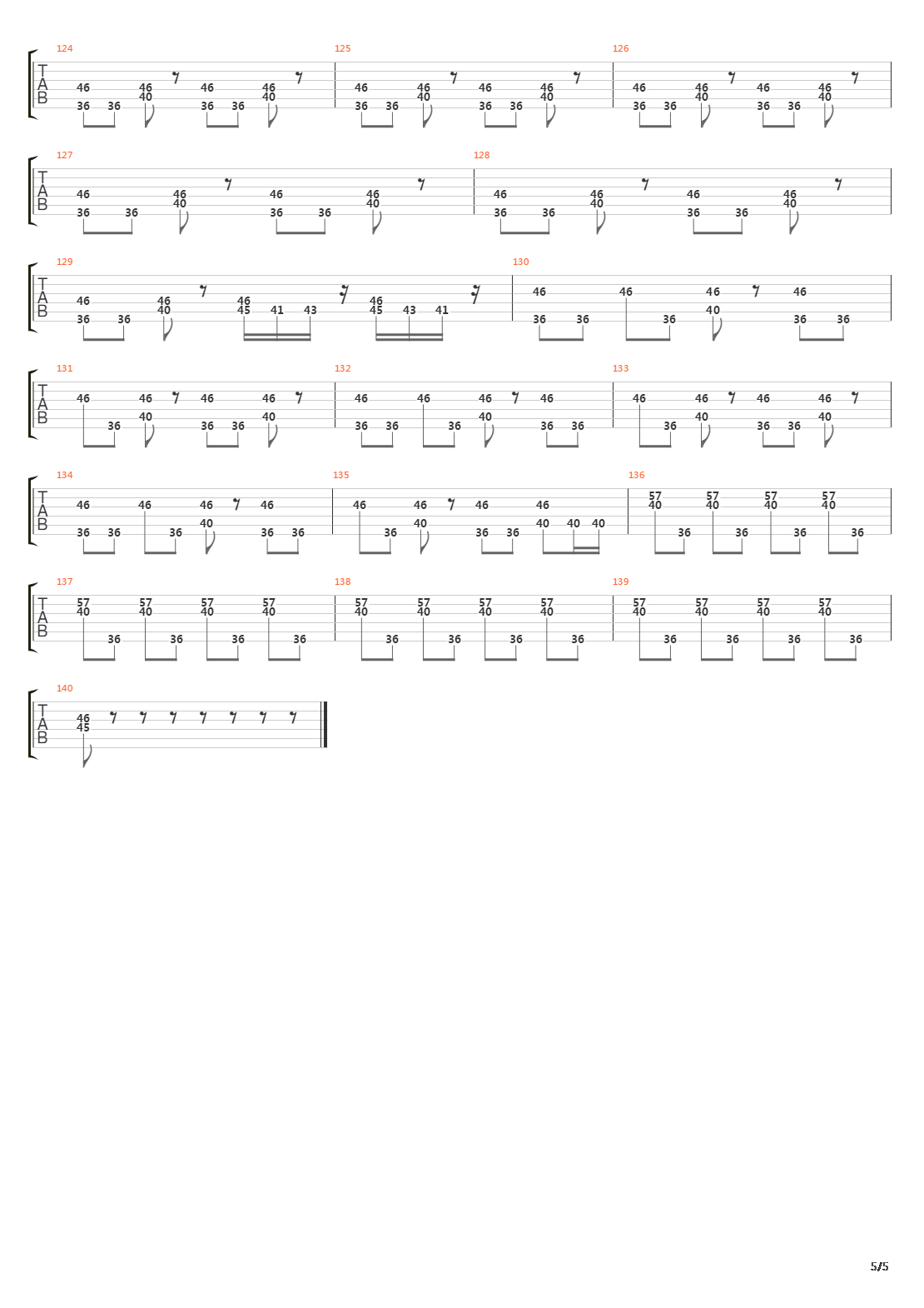Blockade吉他谱