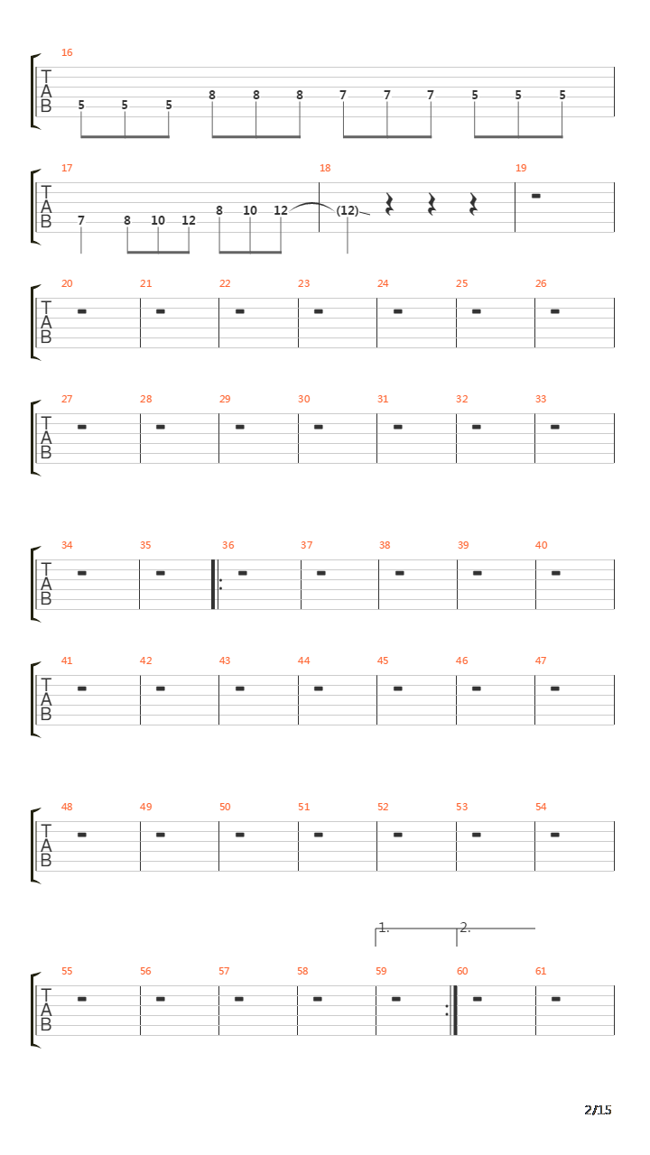 I吉他谱