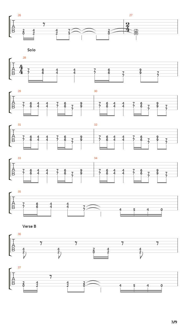 Vi吉他谱