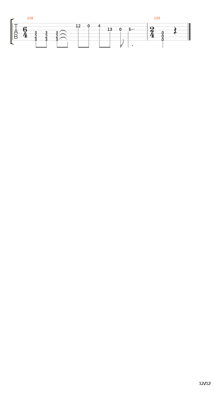 Zartan吉他谱