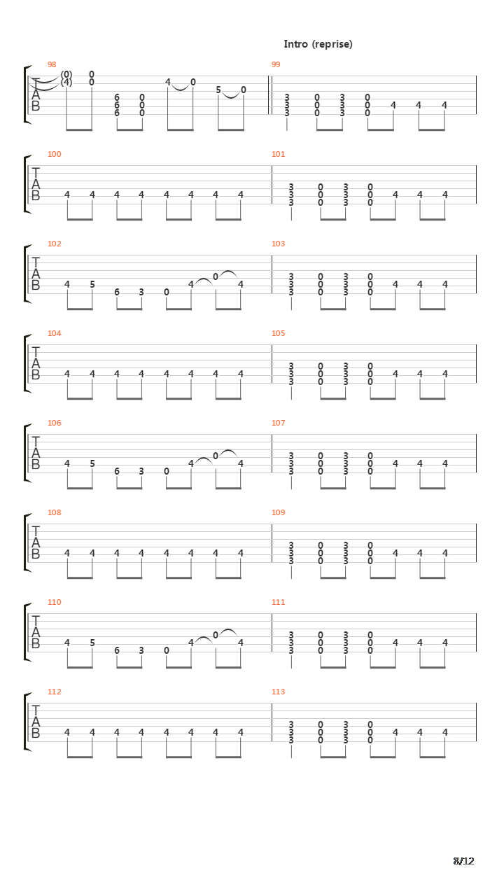Zartan吉他谱