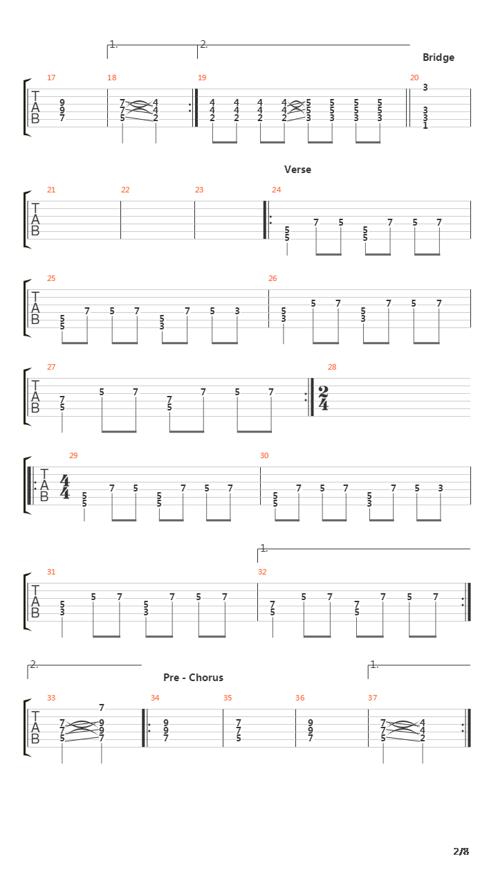 Track 31吉他谱