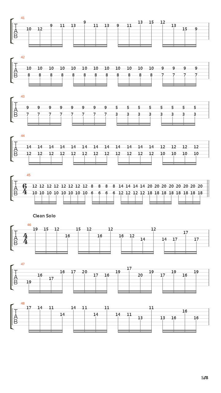 Risen吉他谱