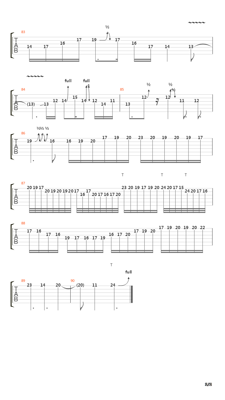 Risen吉他谱