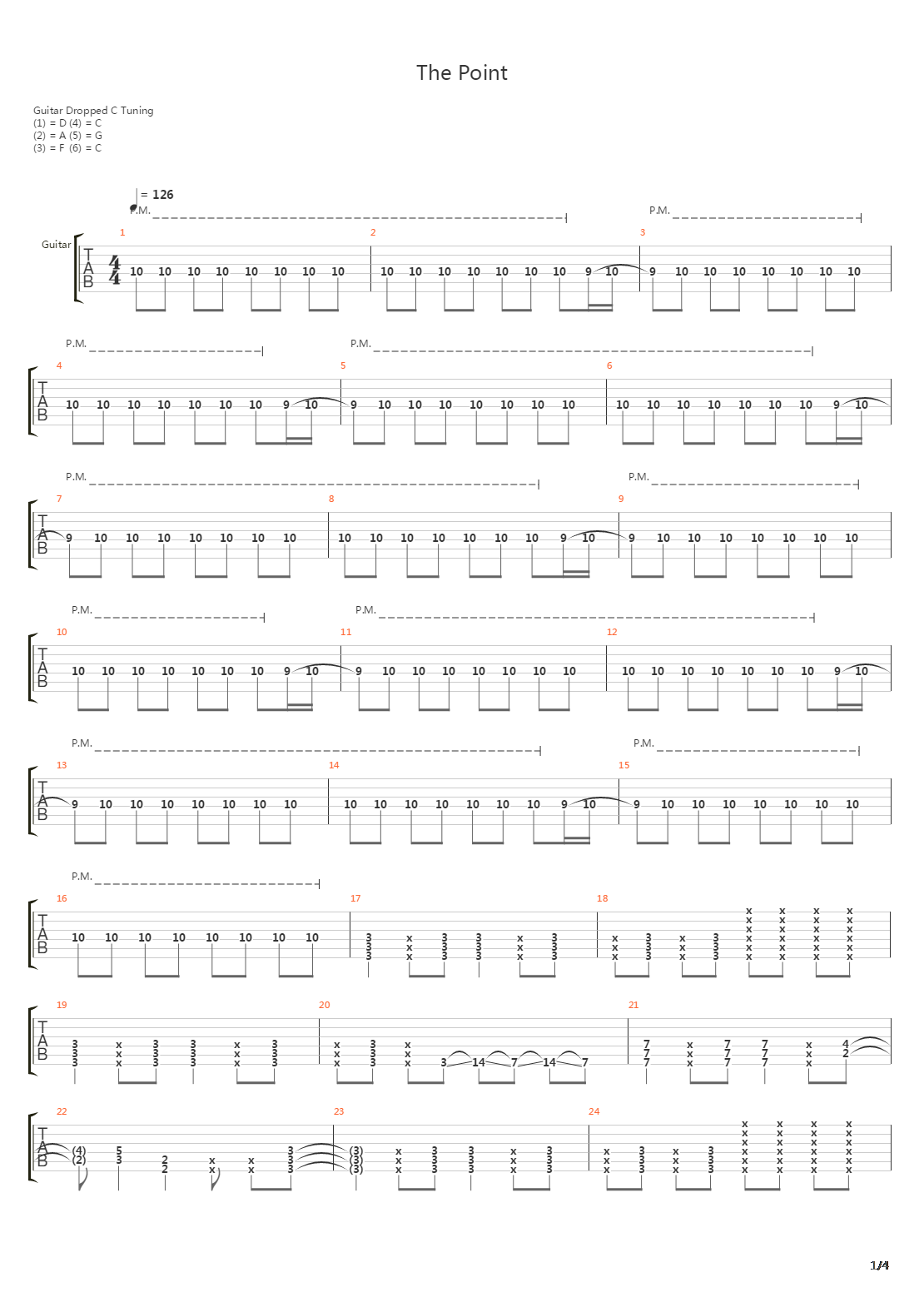 The Point吉他谱