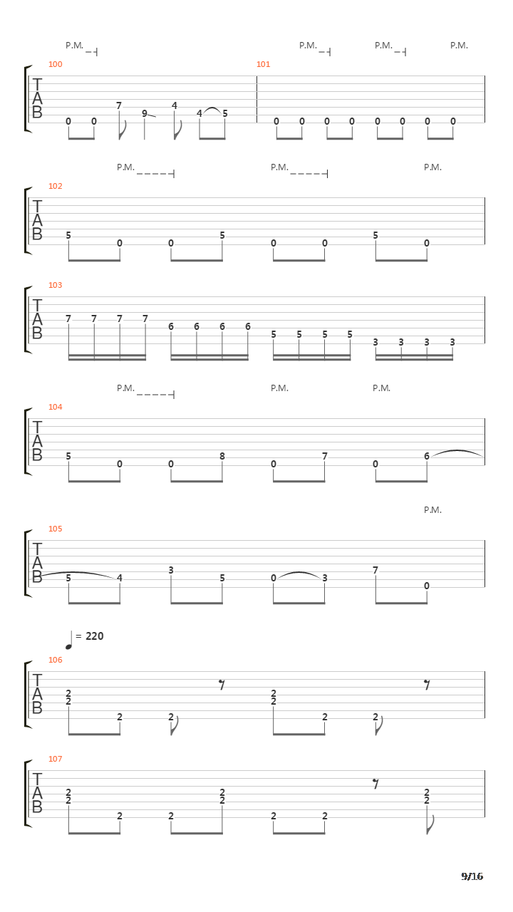 Primal吉他谱