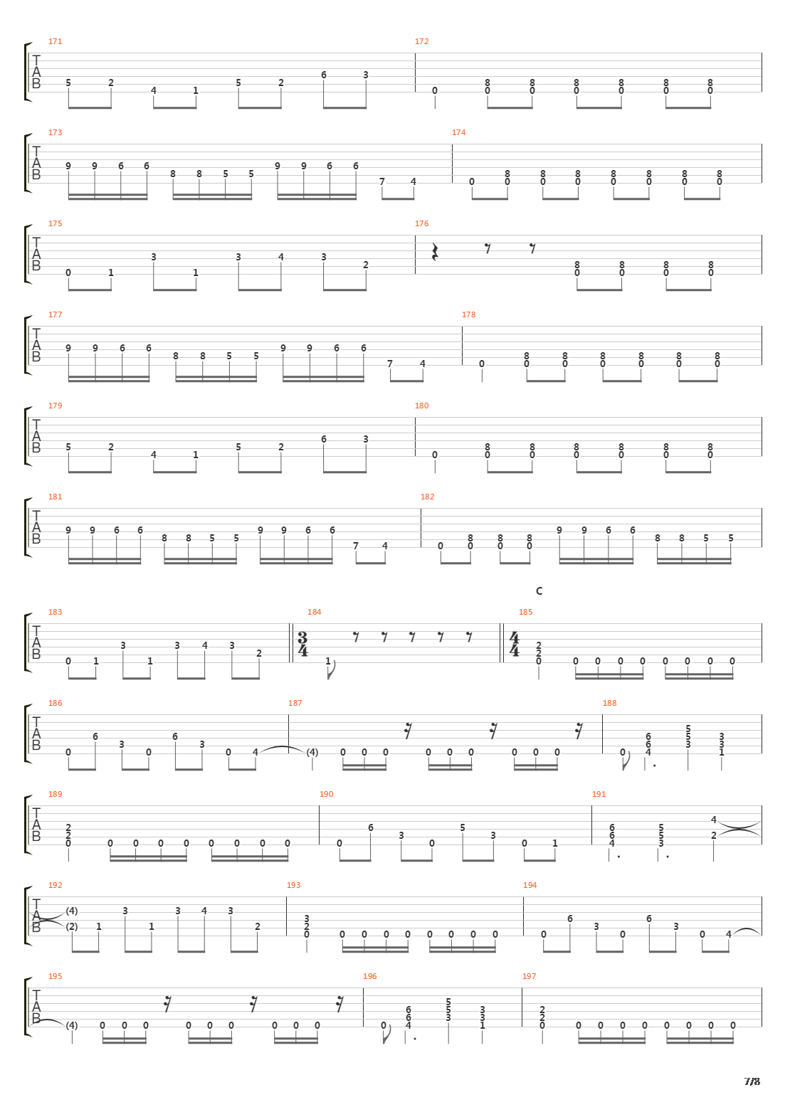 Substitutional Race Of Tomorrow吉他谱