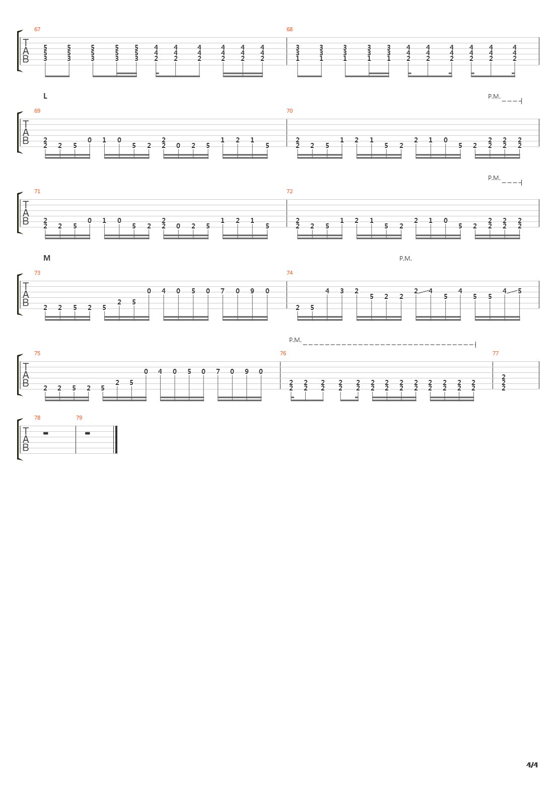 Crossover吉他谱