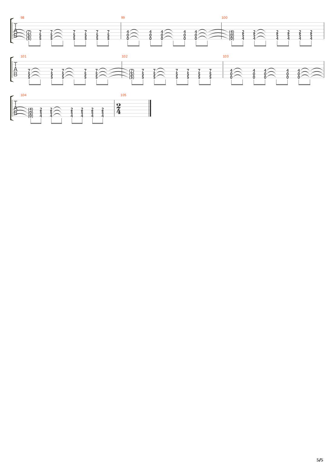 Through The Light吉他谱
