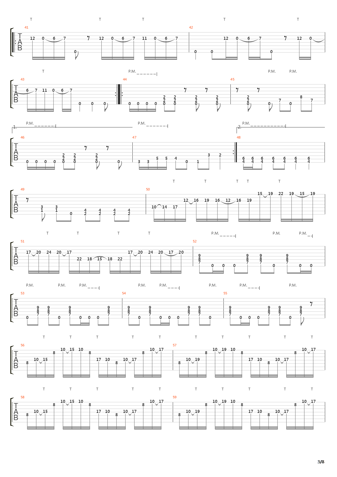 Parallels吉他谱