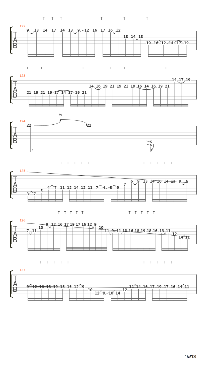 Parallels吉他谱