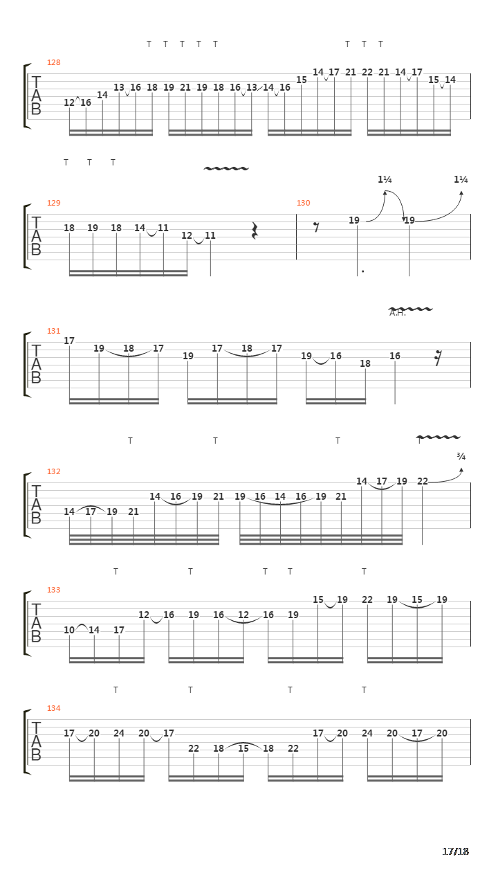 Parallels吉他谱