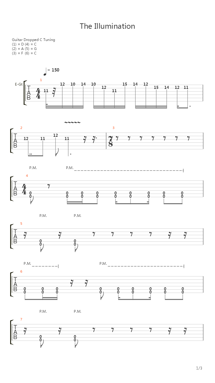 The Illumination吉他谱