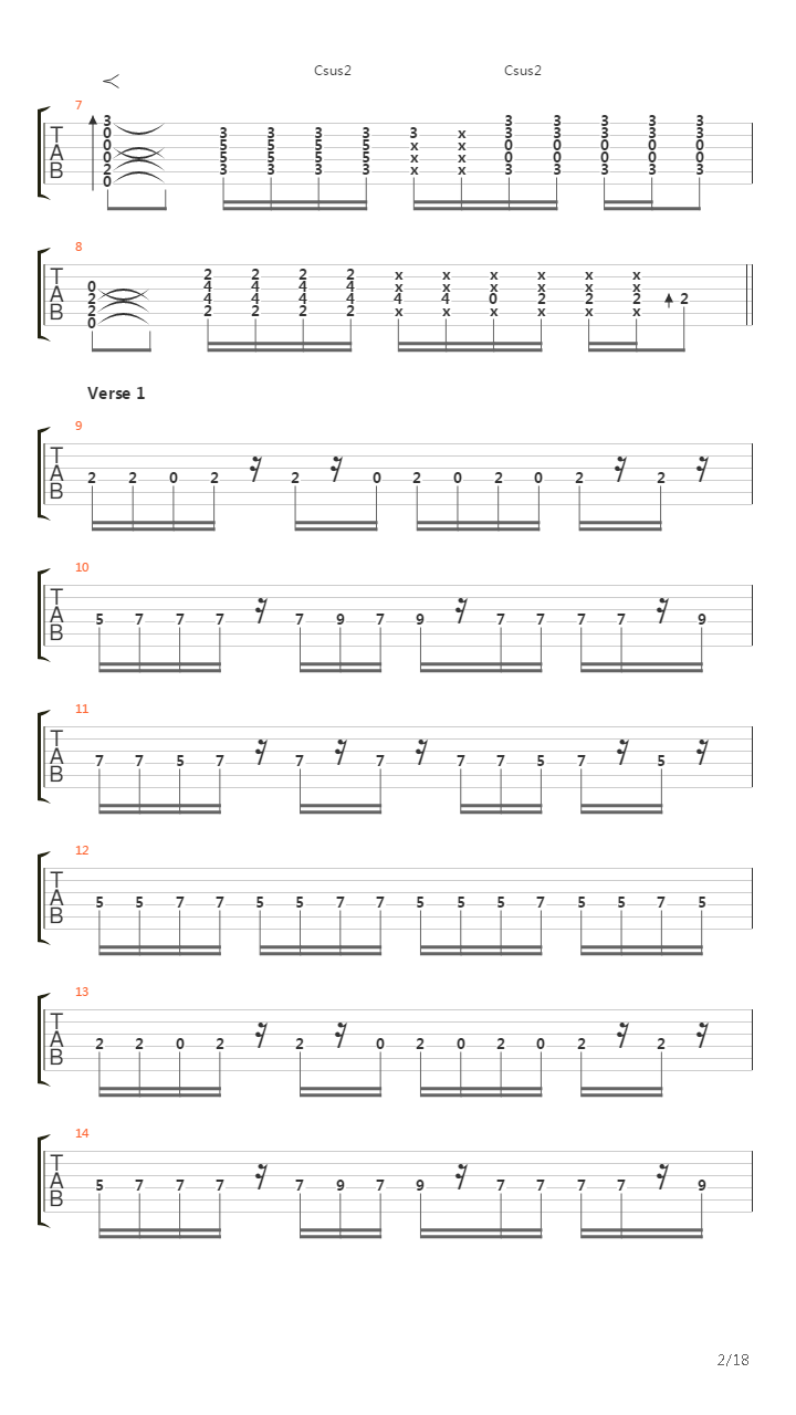 Alpha吉他谱