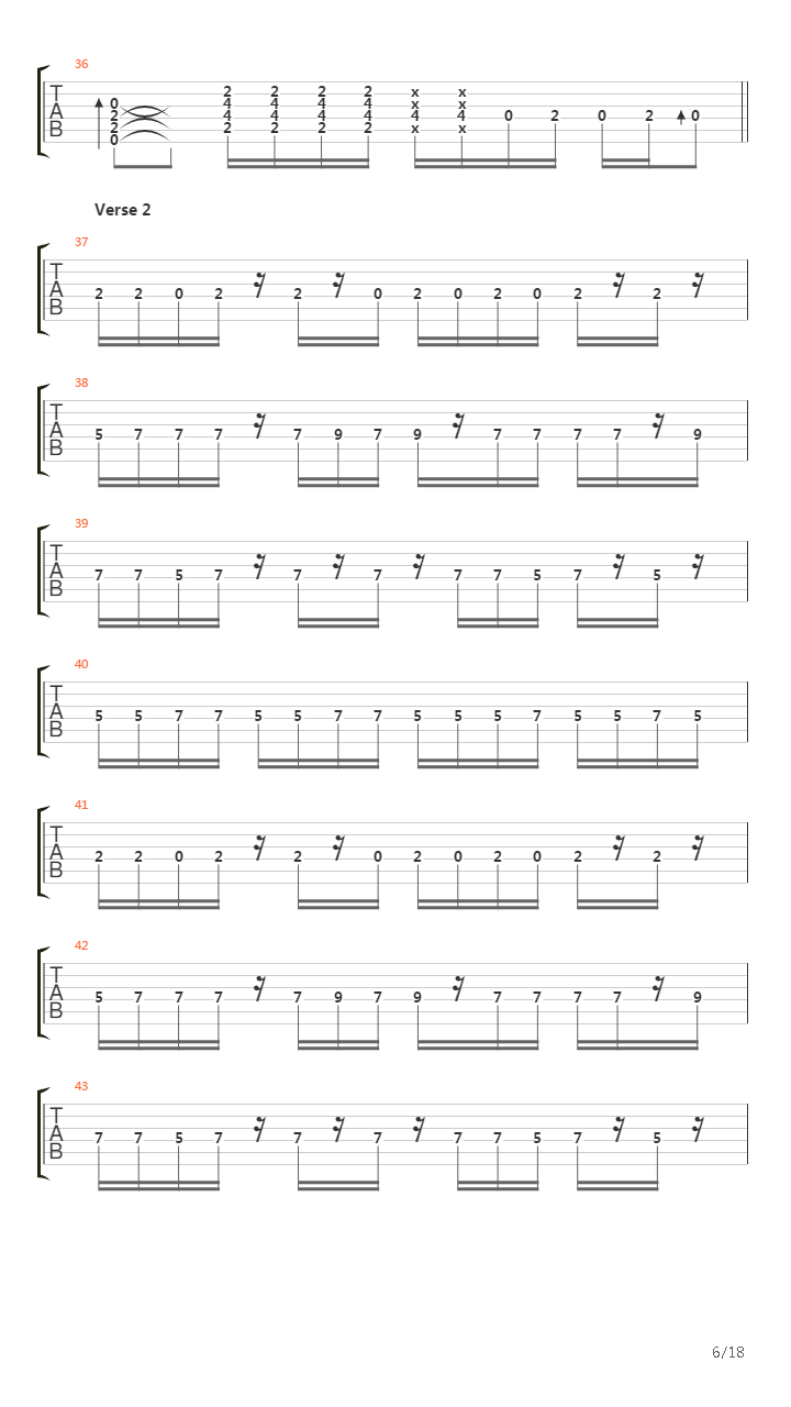 Alpha吉他谱