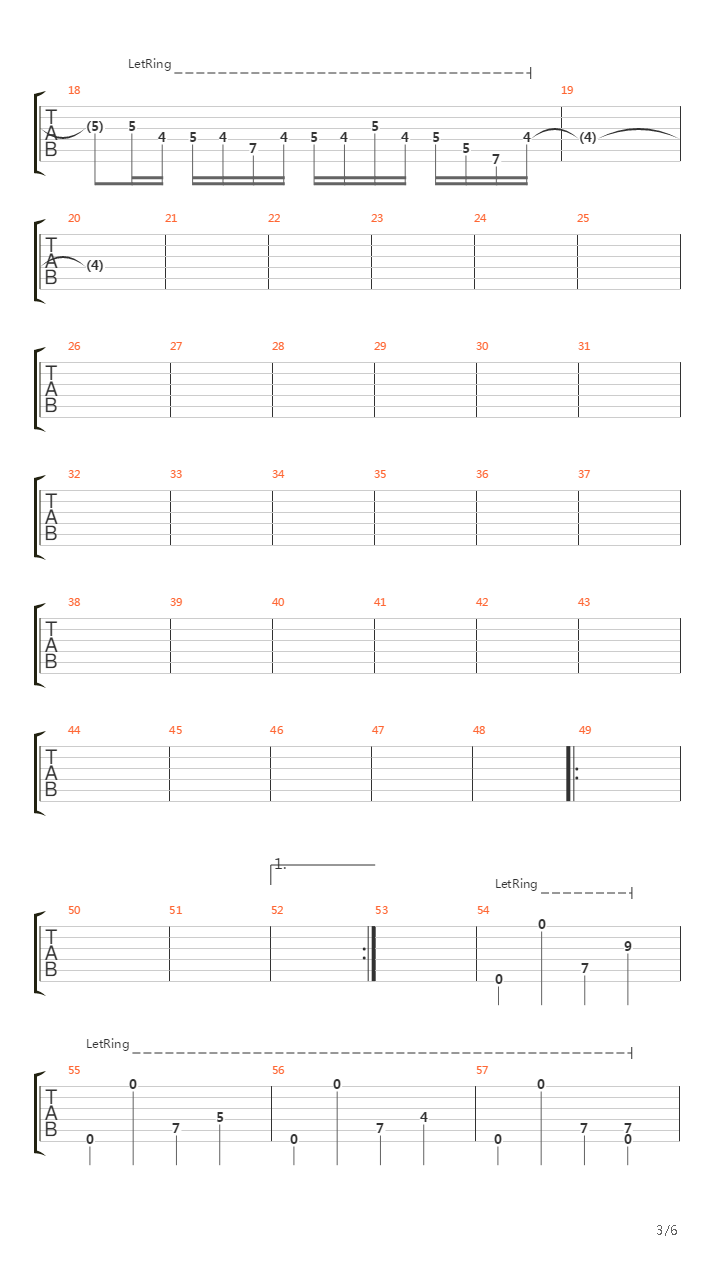 Mountain吉他谱