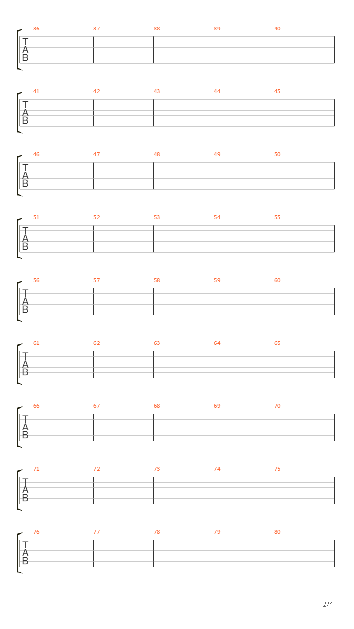 Equinoxe 5吉他谱