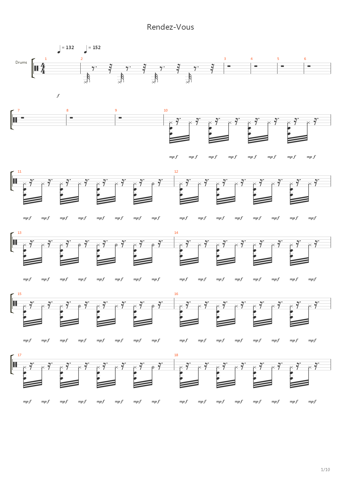 Rendezvouz 4吉他谱