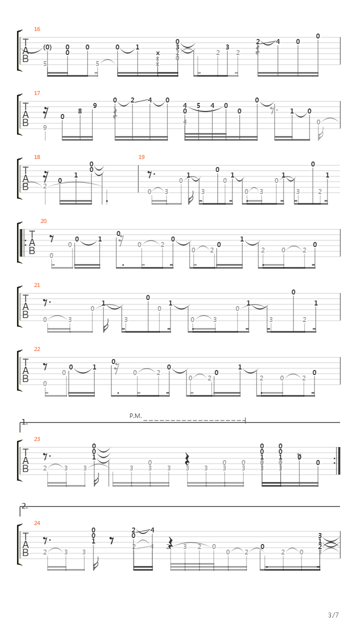 Shifts Of Attention吉他谱