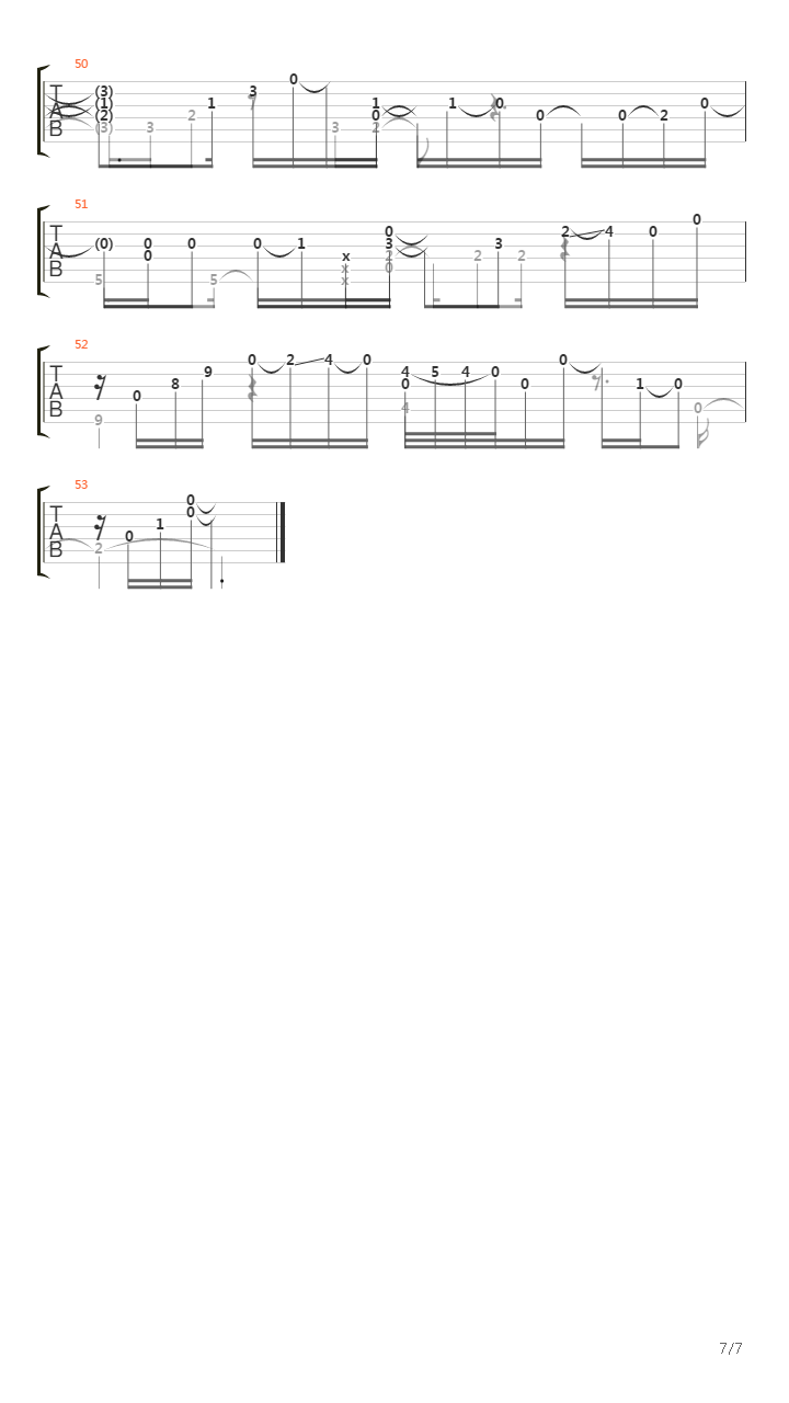 Shifts Of Attention吉他谱