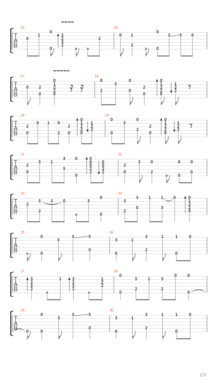Cantarella吉他谱