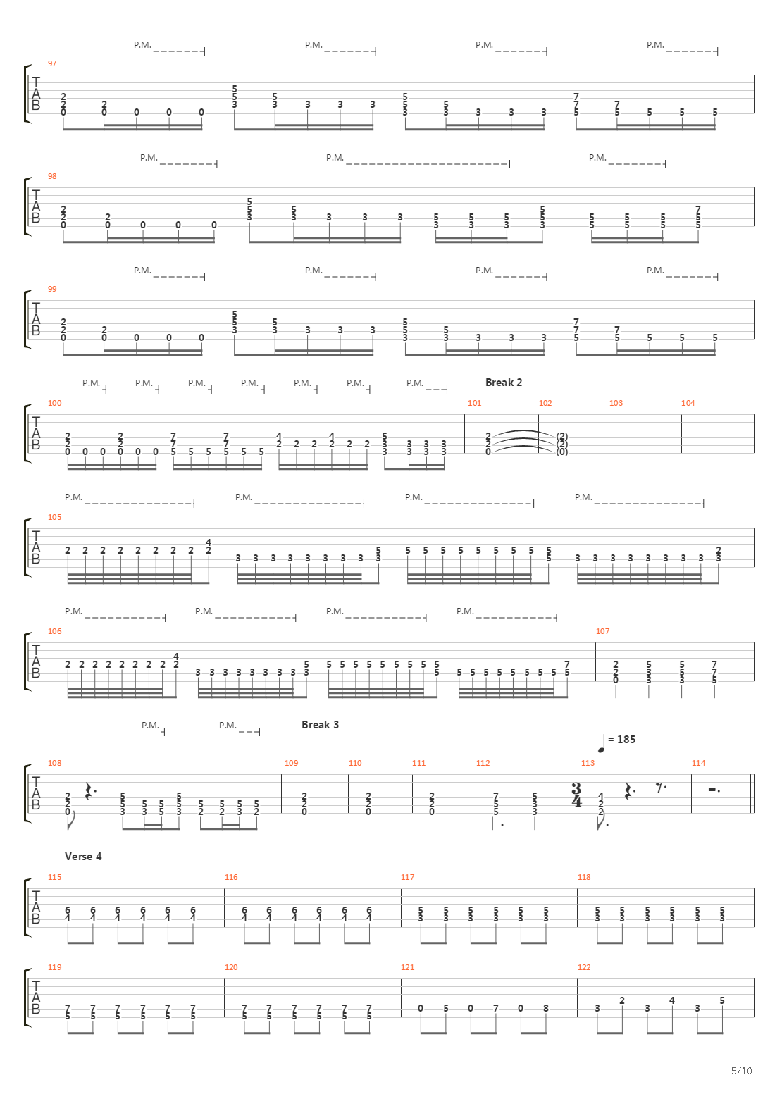 Remnant吉他谱