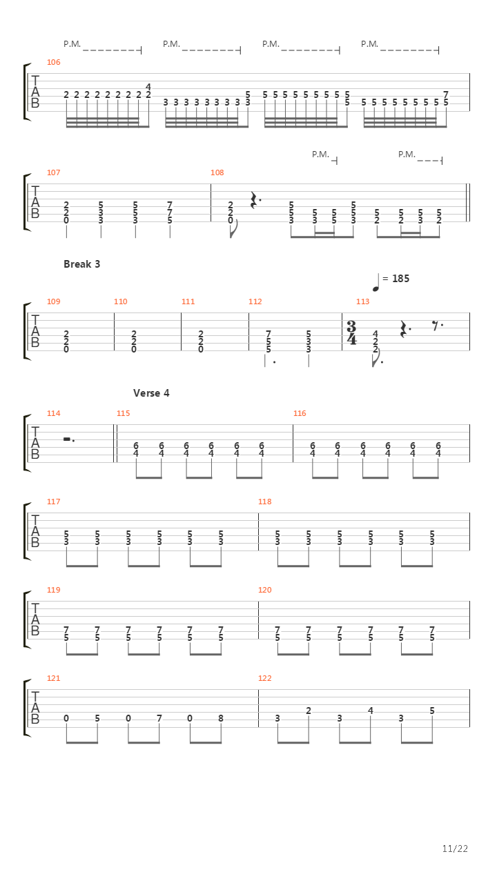 Remnant吉他谱